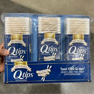 Q-Tips Cotton Swabs 3-pack, Total 1750-count
